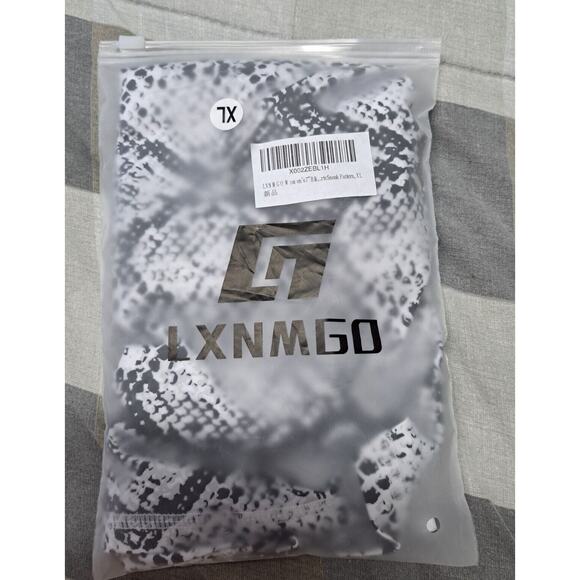 LXNMGO Women's High Waist Yoga Shorts with Pockets Stretch Workout Running XL - Picture 9 of 9